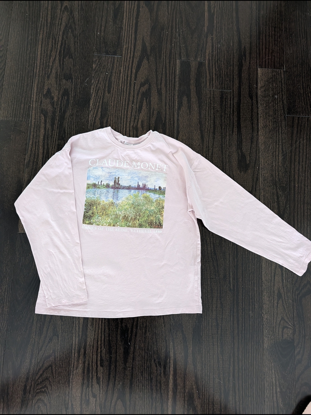 5/$35 ZARA Claude Monet Art Print Long Sleeve T-Shirt – Kids Size 11–12 (152 cm)